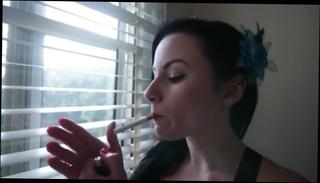 Video 298309204: french voyeur, blowjob cum swallow, cum swallowing brunette, swallows smoking