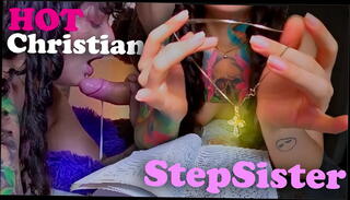 Video 1598922715: horny brunette stepsister, stepsister girl, stepsister blowjob, taboo stepsister, stepsister sloppy, haired stepsister, tattooed stepsister, horny tongue