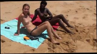 Video 105454304: hardcore interracial babe, interracial beach, public interracial, beach action