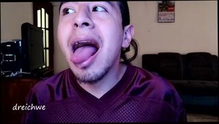Video 1610918603: fetish gay solo, solo male pov, amateur webcam solo, spit tongue fetish, mouth tongue fetish, mouth lips fetish, latino solo male, open solo