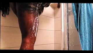 Video 1633375991: long straight, legs straight, straight shower, straight black