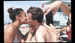 Video 862258801: girl kissing boy, sexy girls kissing, straight boys kissing, black girl white boy, sexy beach girl, sexy american girl, sexy european girl, sexy ebony girl