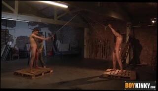 Video 207097901: torture punishment, cock torture, boys cock balls, gay boys ball, blowjob cock boy, amateur hunk cock, muscle hunk cock, gay muscular boys, master ties, standing naked, sucking