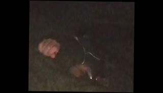 Video 1662777145: pissing outside, taking piss