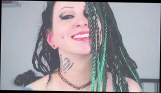 Video 1664581411: solo blowjob dildo, solo amateur dildoing, straight dildo, gothic blowjob