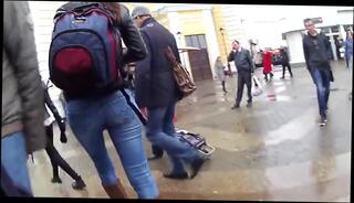 Video 343800504: teen compilation, compilation european, candid jeans ass