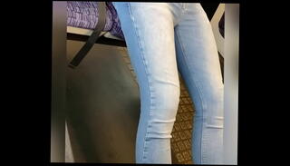 Video 1453870345: legs bubble butt, tight bubble butt, bubble arse, butts thighs, tight jeans butt