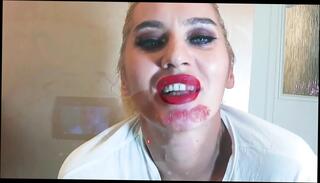 Video 1663119791: joi femdom fetish, femdom bound, dirty talk joi, bound huge tits, big tits bound, bound amateur, bound straight, lips joi, clothed femdom, joi red, bathroom joi, joi hd, wet kiss