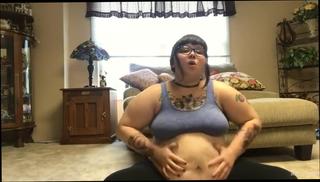 Video 815215304: bbw, gorgeous college girl, girl exercises, fatty girl