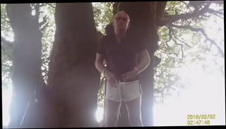 Video 1596496795: stripping outdoors