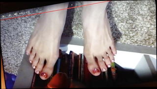 Video 1422729901: sexy feet, gay man feet, sexy toes, cum toes, feet hd