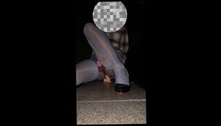 Video 1656199123: gay anal solo, solo gay cock, amateur solo anal, white cock solo, solo male anal, high heels solo, stockings solo, sexy outside