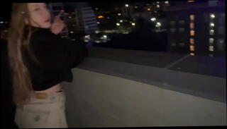 Video 1616609245: student caught, neighbor caught, caught smoking, couple public