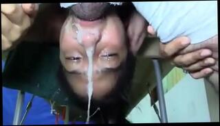 Video 744949695: throat gags sloppy, throat compilation