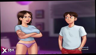 Video 1391925725: sexy anime, big ass teen playing, plays ass games