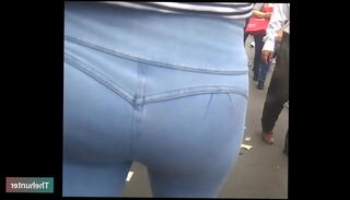 Video 1068835335: teen jean shorts, teen tight jeans, candid teen