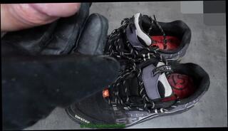 Video 1622261073: fetish gay solo, amateur solo handjob, solo male handjob, shoe fetish, boots fetish, cumshot shoe