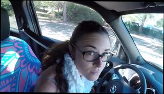Video 373572304: babe flashing outdoor, babe car