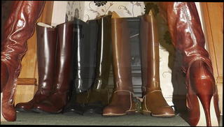 Video 1545536601: lady boots, english lady, great lady, great straight