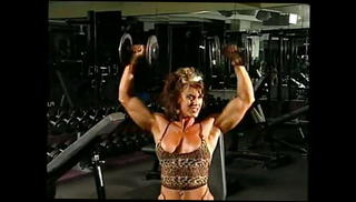 Video 1570151511: straight woman, straight women, muscle woman, muscular woman, straight gym, woman hd