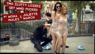 Video 396892004: mona wales, juliette march, rope bondage, hardcore slave sex, slutty model, slave group sex, slave fisting, bondage whore, slave disgraced, public slave group, humiliate two, brutal humiliation, gorgeous model, slave hd, fucking two slutty