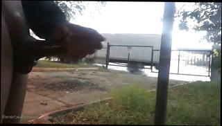 Video 1569109261: shemale public solo, solo outside