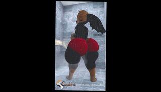 Video 1653688813: cartoon furry, furry solo, big ass amateur solo, solo ass play, thick ass