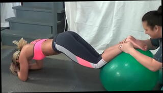 Video 1621984285: feet licking, yoga feet, feet pose