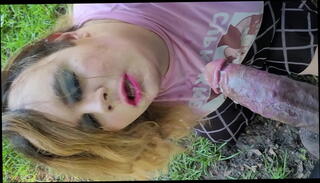 Video 1597994835: shemale deep throat bbc, sissy deep throat training, bbc tranny