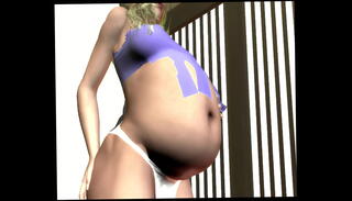 Video 1606181765: breast inflation, breast expansion, inflatable butt, belly inflation, big belly inflation