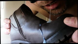 Video 1421398795: mistress cum, clean mistress, mistress boots, cum licking