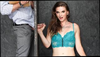 Video 1431262704: lance hart, tits shemale fuck guy, fucked small tits shemale, tit fucking pierced, shemale red head, glory hole, transsexual