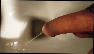 Video 1320549675: pissing peeing, solo pee, piss boys cock, dick pee