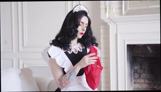 Video 1575193434: milf amateur fetish, amateur milf solo, milf solo female, brunette milf solo, milf solo hd, maid solo, maid panties, red maid