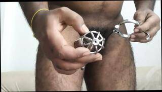 Video 1602280741: fetish gay solo, solo fetish play, gay hunk solo, sounding urethral fetish, caged dick, daddy bear solo, piercing fetish, asian hunk solo, solo black hunk, penis fetish, gay man fetish, wearing cage, indian solo, solo mature play, desi solo, fetish hd, penis urethra, urethra insertion, horny, cock
