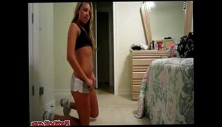 Video 119983935: blonde teen webcam strip, cute blonde teen strips, webcam strip dance