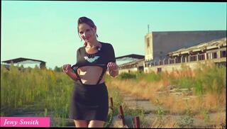 Video 1654400955: jeny smith, softcore erotic, cmnf, teasing seducing, teasing bubble, short skirt tease, erotic foreplay