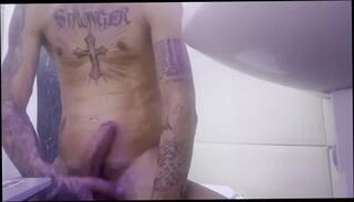Video 1607422385: solo bisexual, solo masturbation gay, bisexual brazil, bathroom handjob