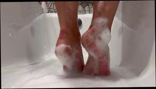 Video 1610991053: feet foot fetish toes, foot fetish solo, amateur foot fetish, female foot fetish, womens feet, toes licked, toe heels, bath feet, feet play, amateur bubble