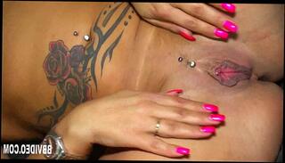 Video 418222435: softcore masturbation, german softcore, masturbation piercings, toy piercing, pierced tattooed german, honey masturbates