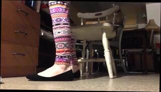 Video 303851401: foot fetish soles toes, foot toes bare soles, toes shoeplay, socks foot fetish, straight foot