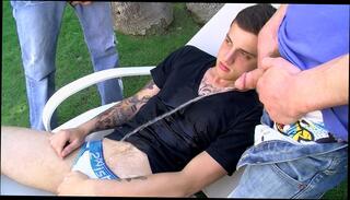 Video 1600178374: jase bionx, pissing fetish twinks, twink gay boys pissing, threesome piss fuck, twink pissing outdoors, cock sucking
