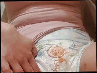 Video 1578975401: pissing diapers, daddy diaper, diaper girl, tiny little girl, piss straight, diaper filling, hd diapers, tiny small