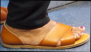 Video 829385104: foot fetish, big feet girl, feet wow, wide feet