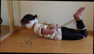 Video 1421900175: self bondage gagged, gagged woman, tied gagged, gagged japanese, gagging asian