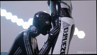 Video 1575700303: latex catsuit bondage, latex fetish bondage, gay milking machine, gay bondage handjob, gay bondage blowjob, fetish amateur gay, bondage oral, group milking, sucking
