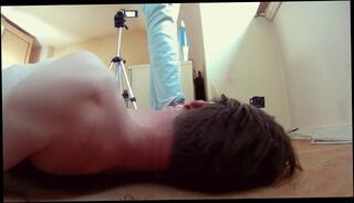 Video 786412503: feet foot smother, throating foot, amateur foot, feet face trample