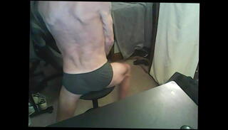 Video 1612758465: balls massage, underwear ass, skinny butt, underwear bulge, stretching skinny, skinny muscle
