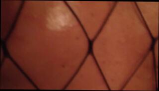 Video 306793501: nylon catsuit, nylon oil, nipples oil, oiling big natural tits, small tits oiled, fishnet catsuit, tits straight