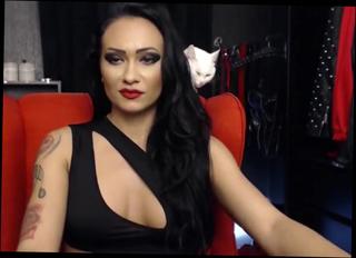 Video 1084368804: latex femdom, sexy smoking mistress, latex webcam, latex brunette, romanian webcam